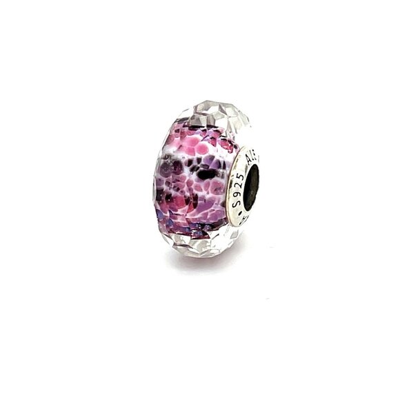 Pandora Pink Tropical Murano Glass Charm - Picture 2 of 4